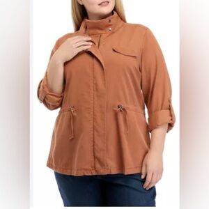 Cupio Women's Brown Utility Jacket